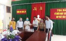 MTTQ xã Xuân lập và các tổ chức đoàn thể chính trị trao vật tư y tế cho nhà trường 3 cấp học để thực hiện công tác phòng chống dịch covid - 19.