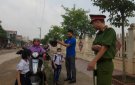Đoàn xã Xuân lập tiếp tục phối hợp duy trì mô hình " Cổng trường an toàn giáo thông"