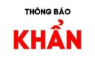 THÔNG BÁO KHẨN TRUY VẾT FO