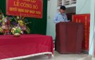 Xã Xuân Lập tổ chức lễ công bố Quyết định sáp nhập thôn.